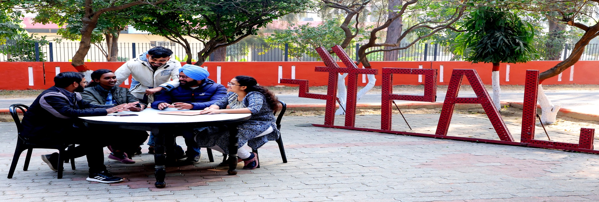 Students at Cafeteria