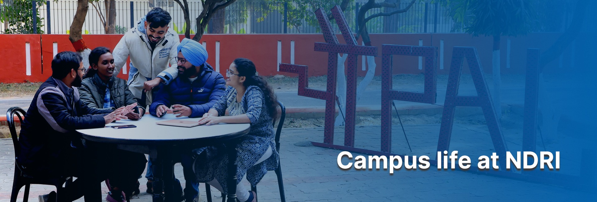 Campus life at NDRI